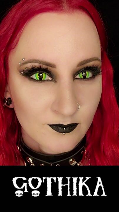 Gemstone Green Colored Contacts - Non prescription - Gothika